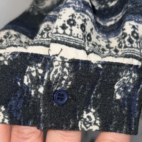 Wayf Elegant Blue and Black Dress - Picture 7 of 9